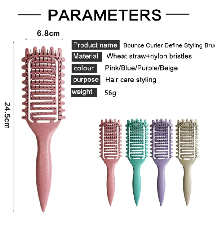 Curl Hair Hollow Comb