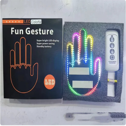 Car USB Finger Gesture Light