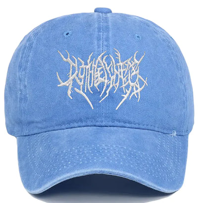 Retro Washed Baseball Cap Embroidered Hat