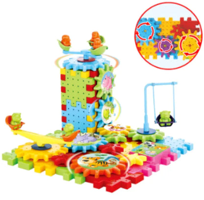 Kids' Creative Block Puzzle Set