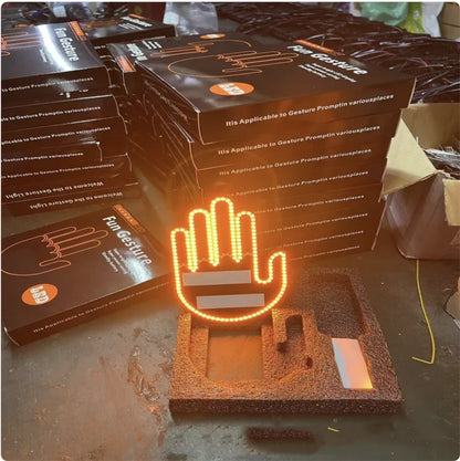 Car USB Finger Gesture Light