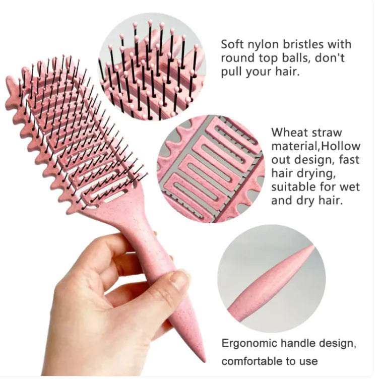 Curl Hair Hollow Comb