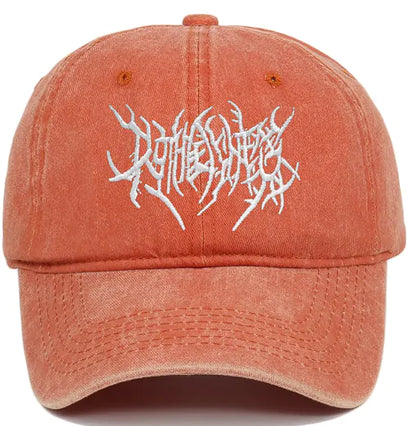 Retro Washed Baseball Cap Embroidered Hat