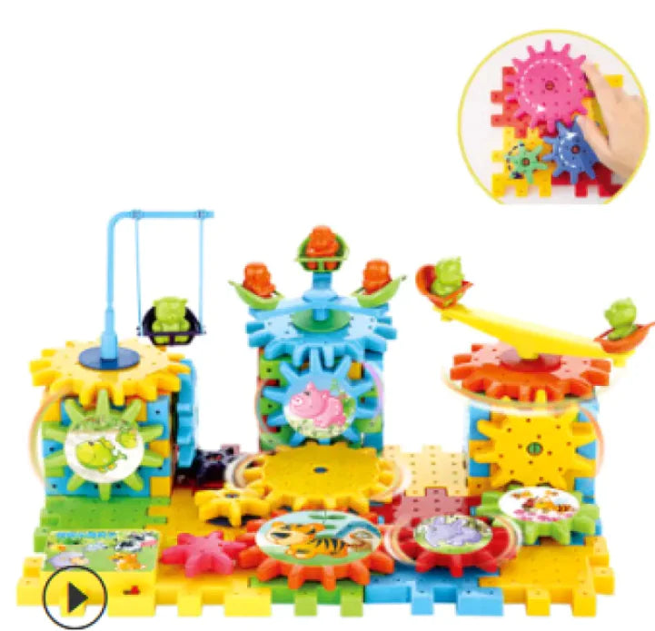 Kids' Creative Block Puzzle Set