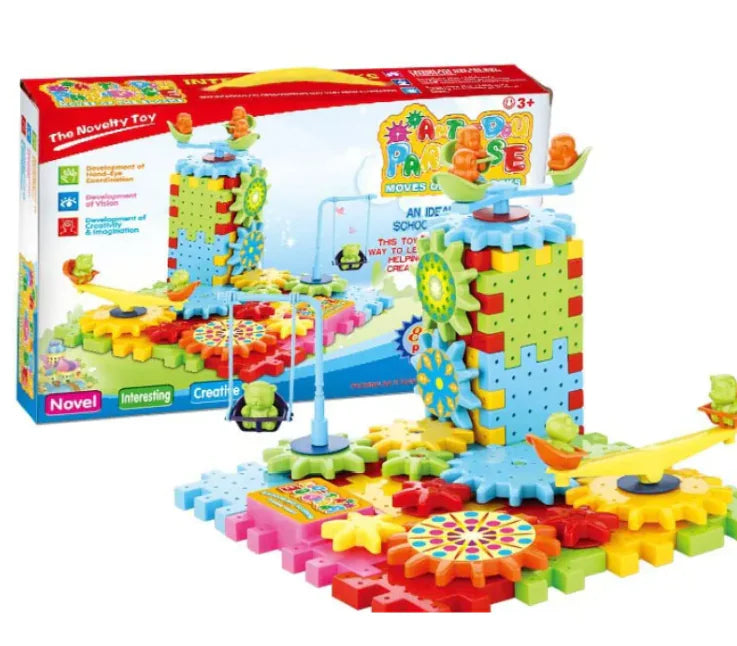 Kids' Creative Block Puzzle Set